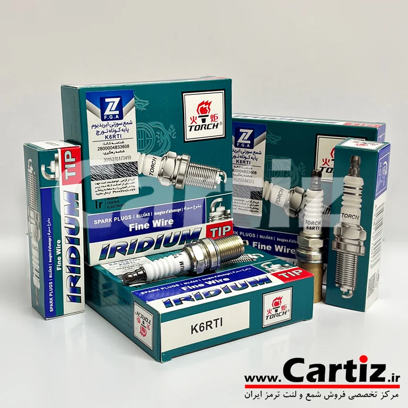 شمع سوزنی ایریدیوم پایه کوتاه Torch تورچ K6RTI