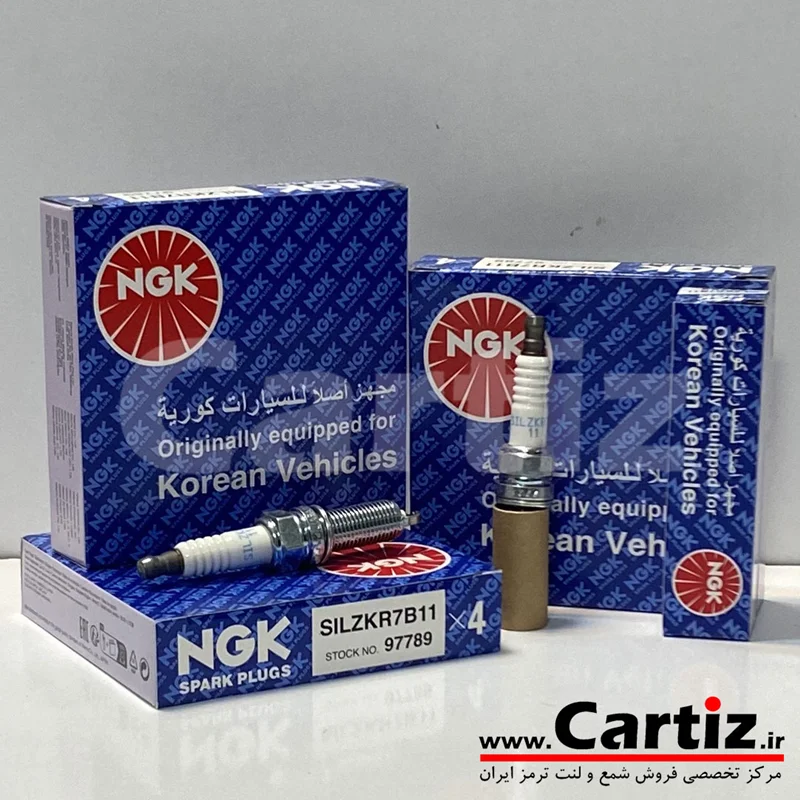 شمع ایریدیوم لیزری یورو 4 NGK ژاپن 97789 SILZKR7B-11