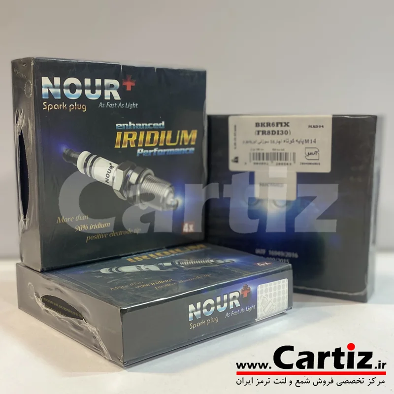 شمع سوزنی پایه کوتاه ایریدیوم نور FR8DI30